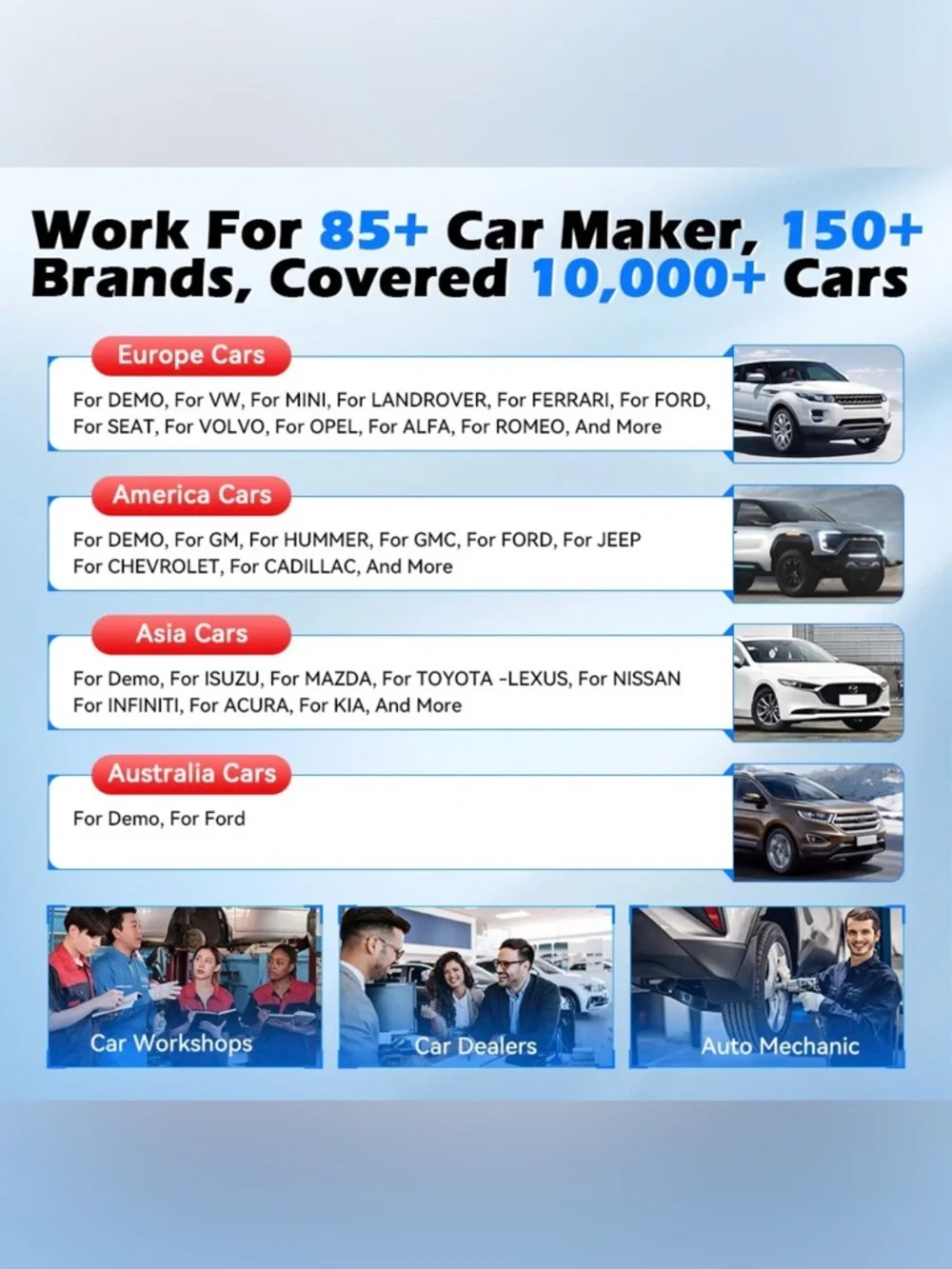 XTOOL D7 OBD2 Diagnostic Scanner Full System Diagnostic Key Program Tool